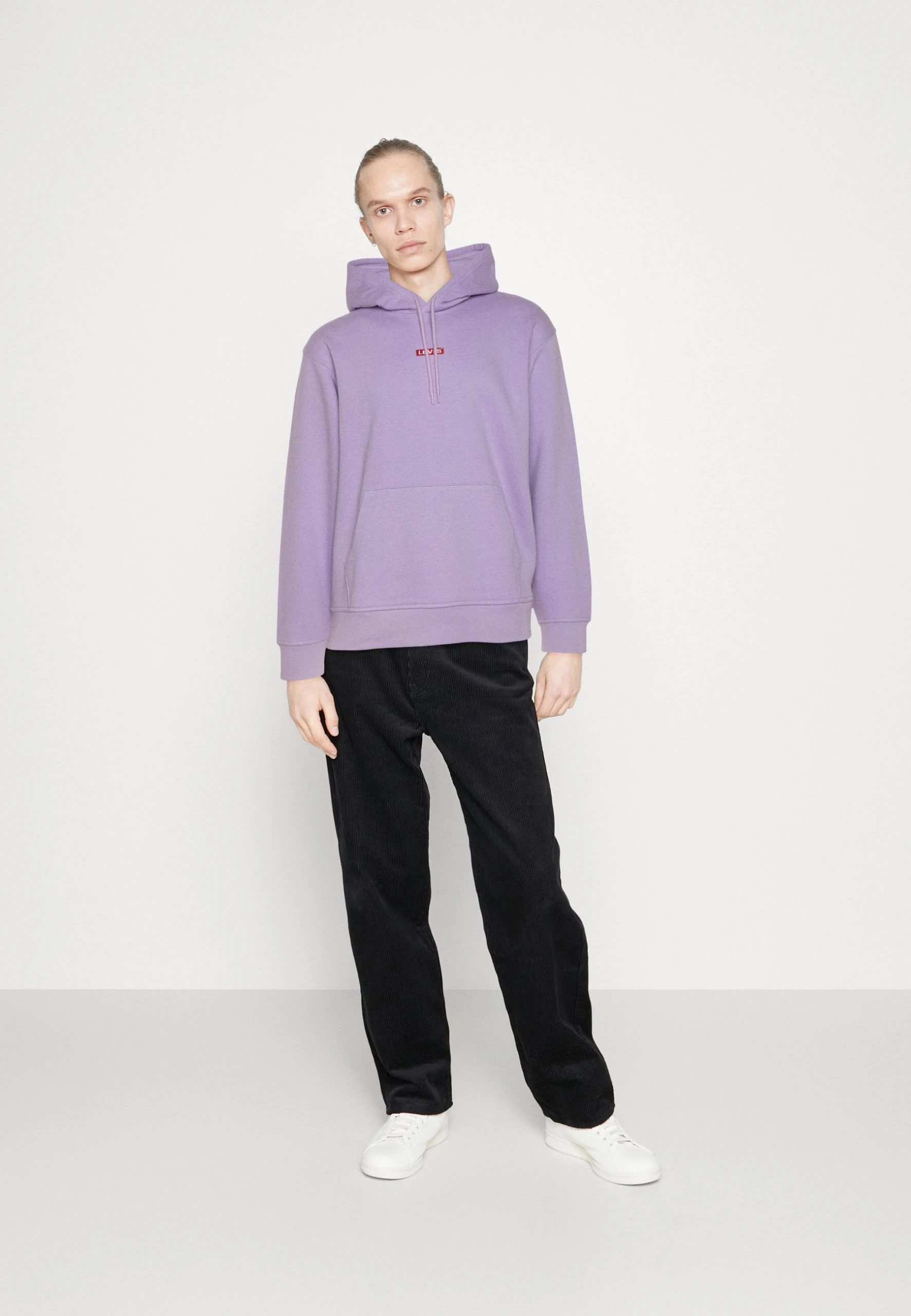 Levi's Relaxed Baby Tab Hoodie - Sweatshirt - Purple Rose – Image 2