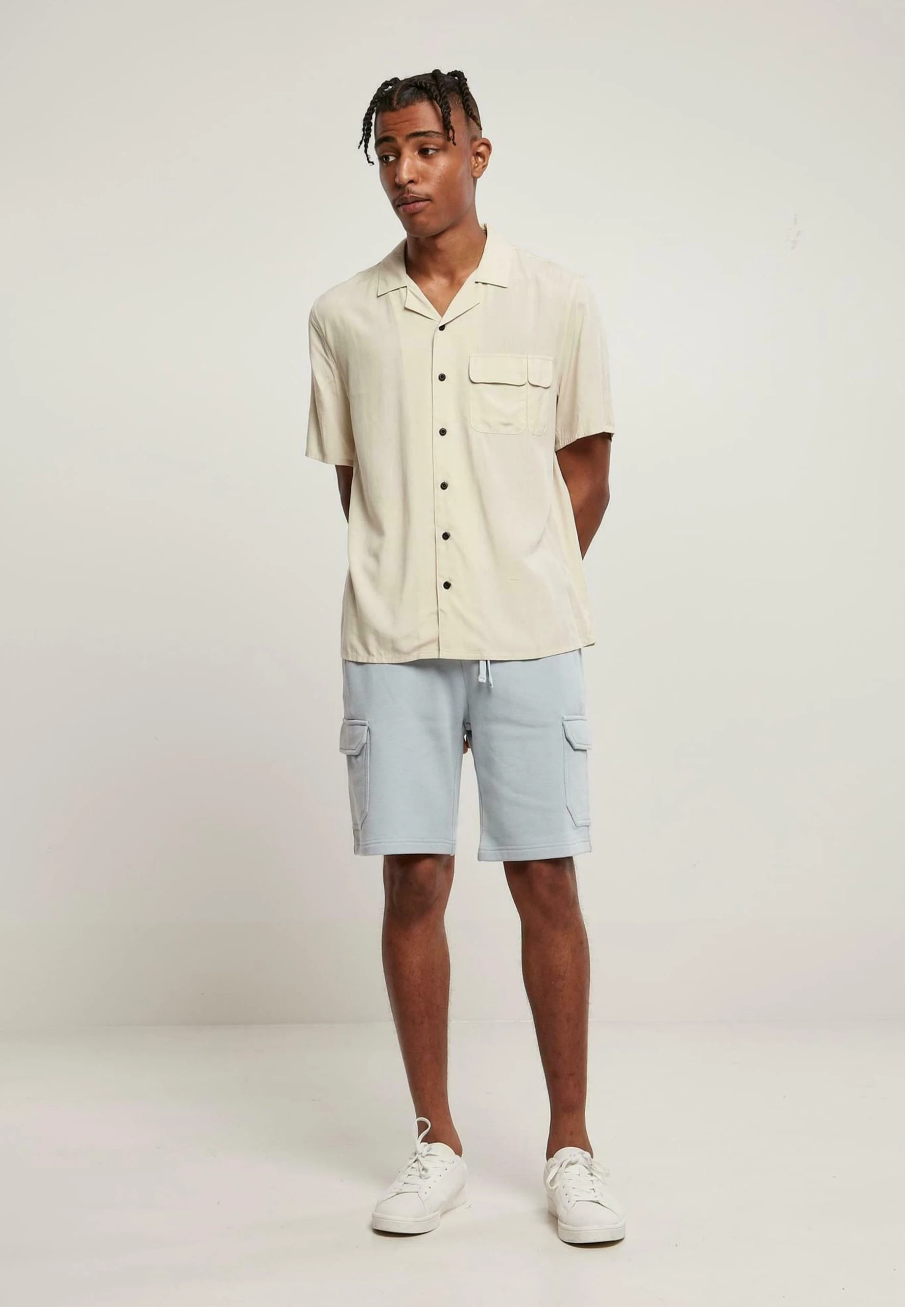 URBAN CLASSICS Viscose Camp Shirt - Chemise - Softseagrass – Image 2