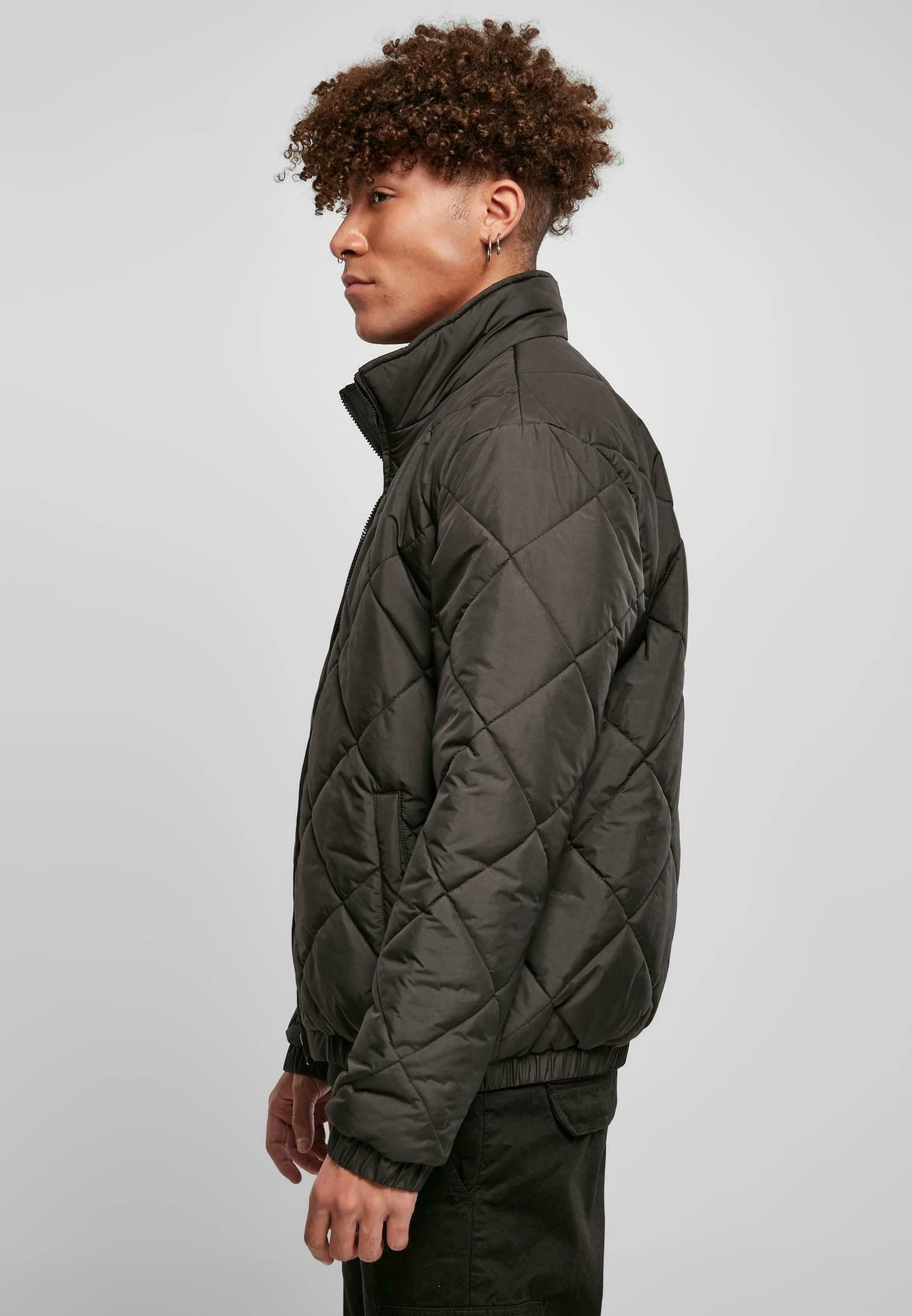 URBAN CLASSICS Veste Mi-Saison - Black – Image 4