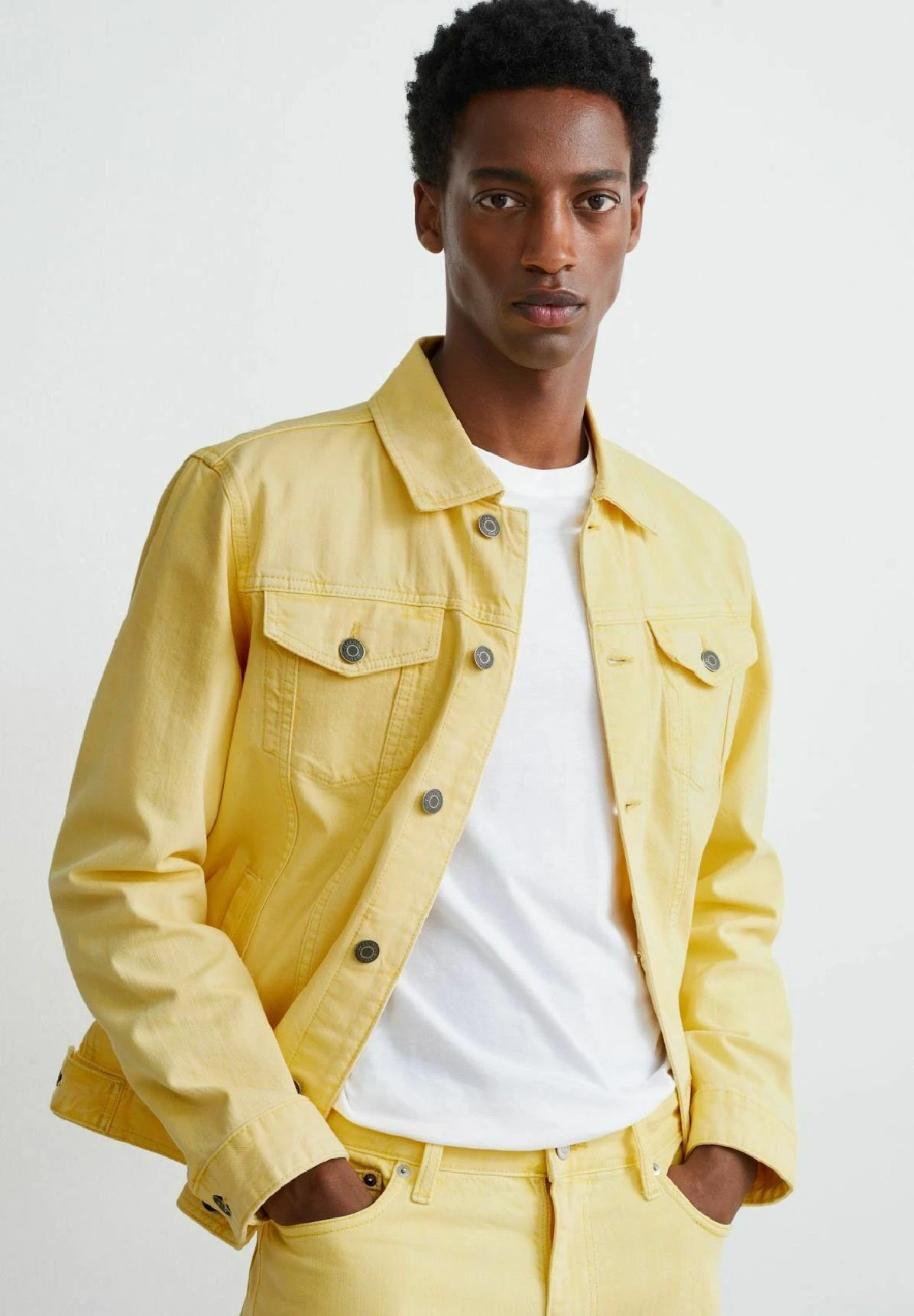C&A Veste En Jean - Light Yellow