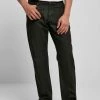 URBAN CLASSICS Straight Slit Jeans - Jean Droit - Black Raw