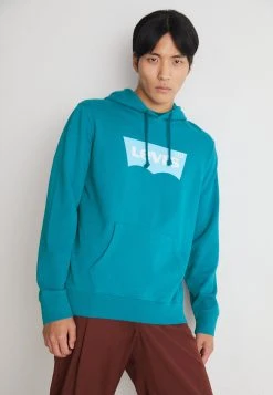Levi's Standard Graphic Hoodie - Sweat À Capuche - Turquoise