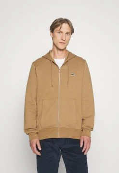 Lacoste Unisex - Sweat Zippé - Marron