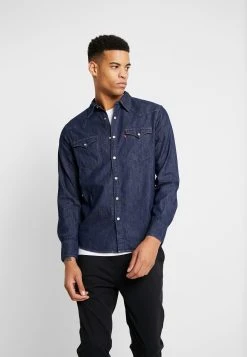 Levi's Barstow Western Standard - Chemise - Red Cast Rinse Marbled