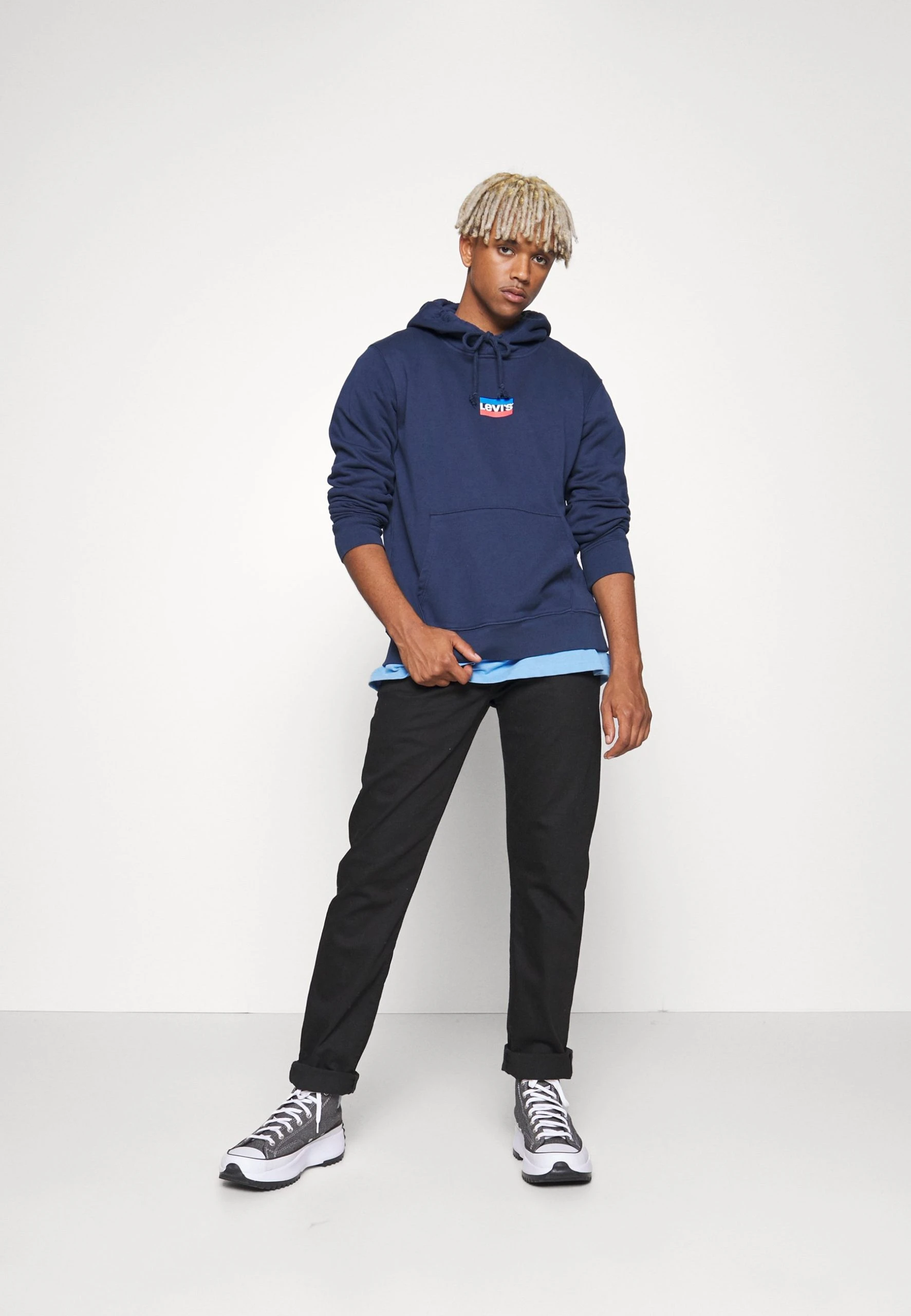 Levi's Standard Graphic Hoodie - Sweat À Capuche - Dress Blues – Image 2