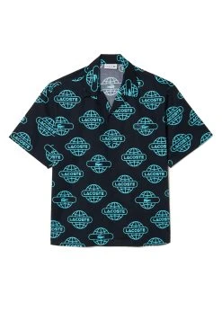 Lacoste Chemise - Noir Bleu Qpi