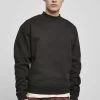 URBAN CLASSICS Mock - Sweatshirt - Black