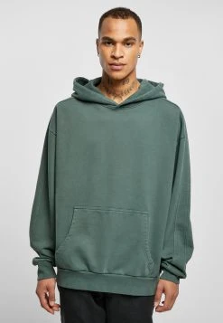URBAN CLASSICS Garment Dye - Sweat À Capuche - Bottlegreen