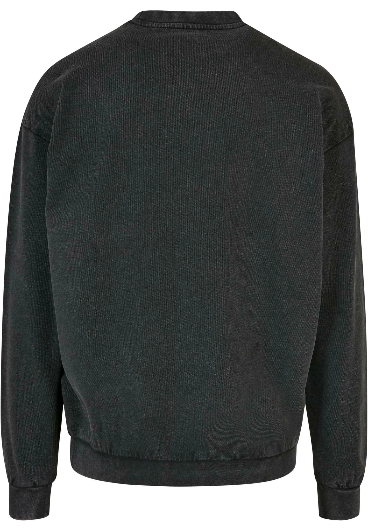 URBAN CLASSICS Small Embroidery Crew - Sweatshirt - Black – Image 9