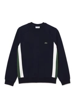 Lacoste Sweatshirt - Bleu Marine Vert Blanc