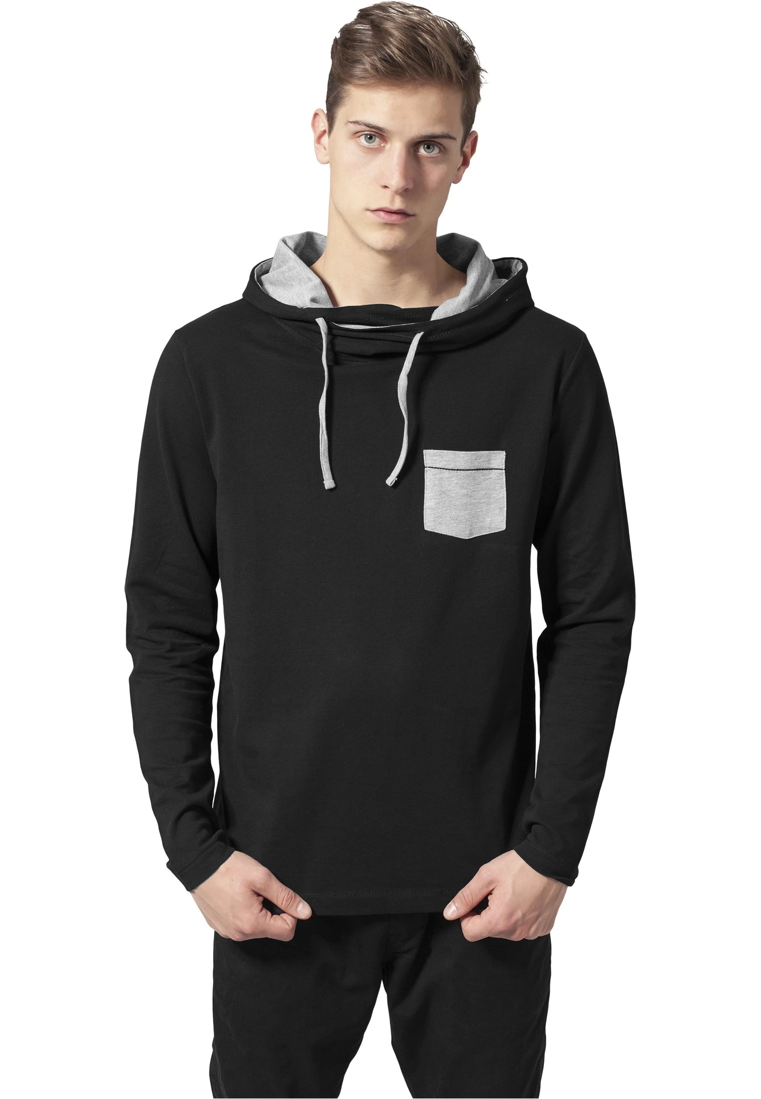 URBAN CLASSICS Herren - Sweat À Capuche - Olive Camo