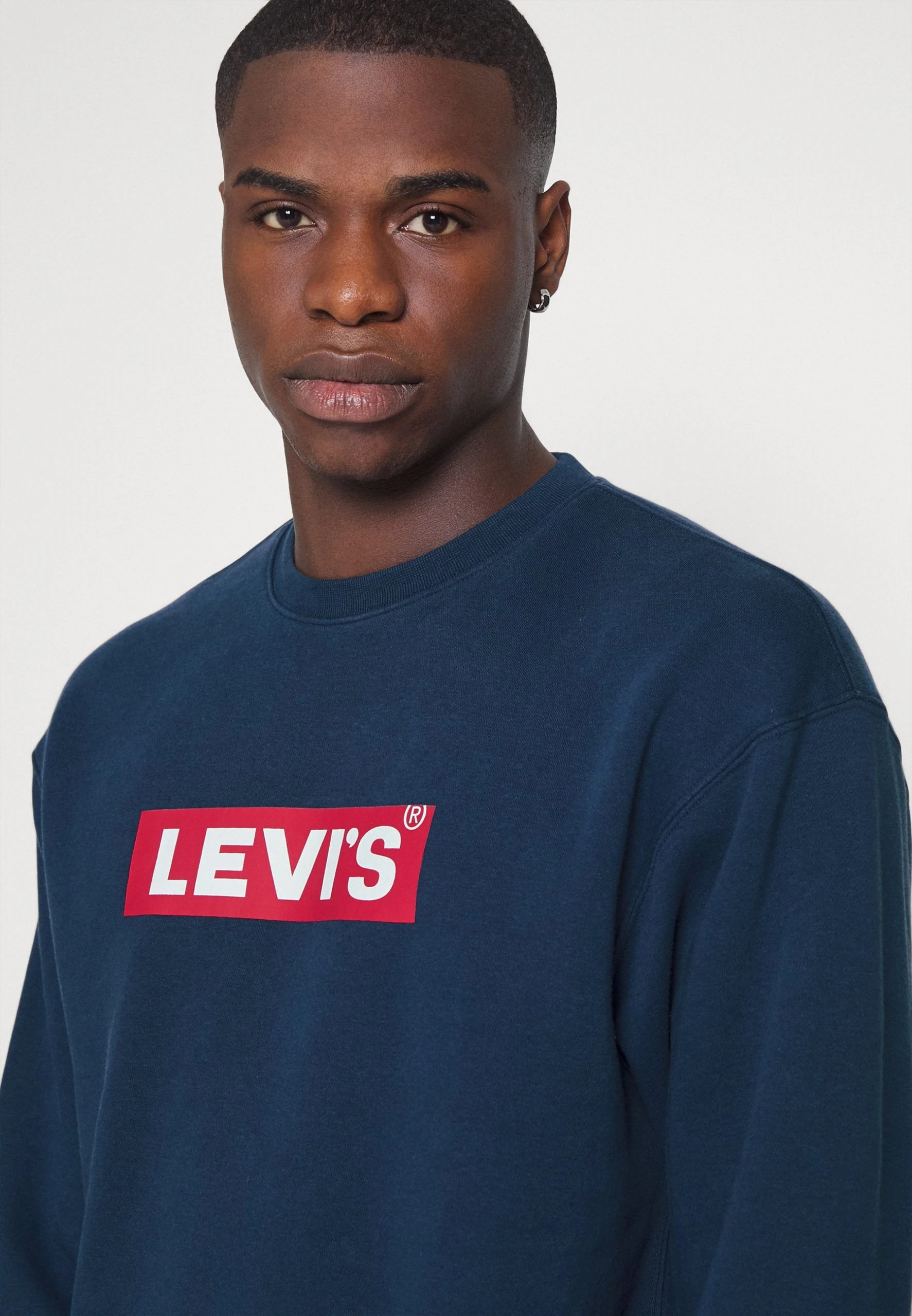 Levi's Relaxed Graphic Crew Unsiex - Sweatshirt - Blue – Image 5