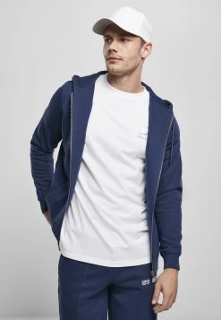 URBAN CLASSICS Terry - Sweat Zippé - Darkblue