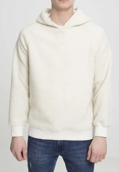 URBAN CLASSICS Sherpa Hoody - Sweat À Capuche - Offwhite
