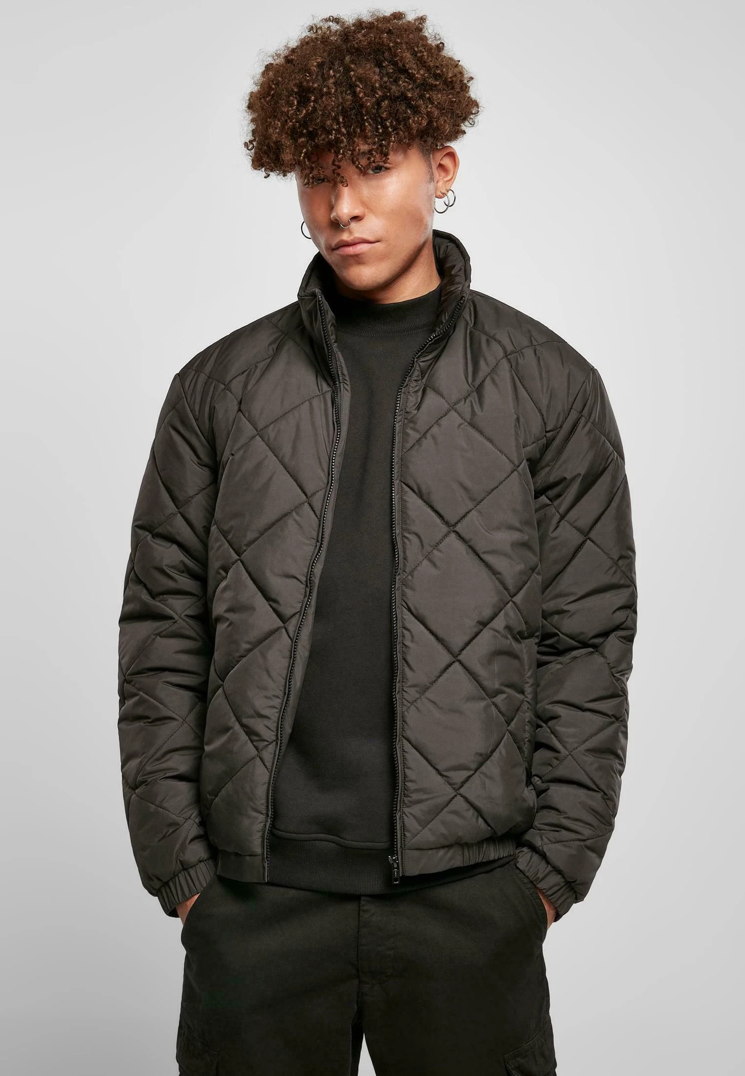 URBAN CLASSICS Veste Mi-Saison - Black