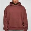 URBAN CLASSICS Ultra Heavy - Sweat À Capuche - Cherry