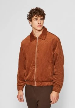 URBAN CLASSICS Boxy Corduroy Jacket - Blouson Bomber - Toffee