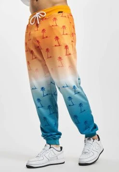 URBAN CLASSICS Just Rhyse Bubbel Dream - Pantalon De Survêtement - Orange