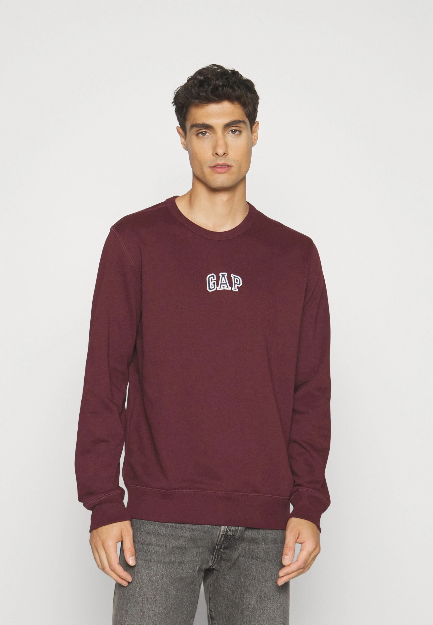 GAP Logo Fashion Crew - Sweatshirt - Noir Red