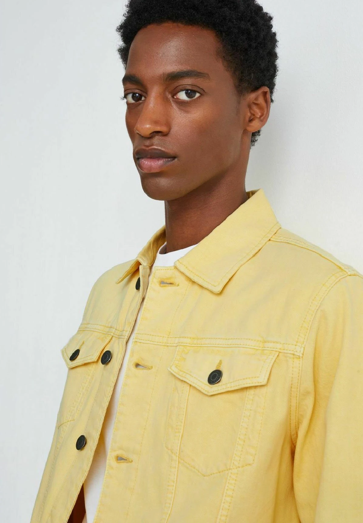 C&A Veste En Jean - Light Yellow – Image 3