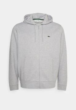Lacoste Plus - Sweat Zippé - Argent Chine
