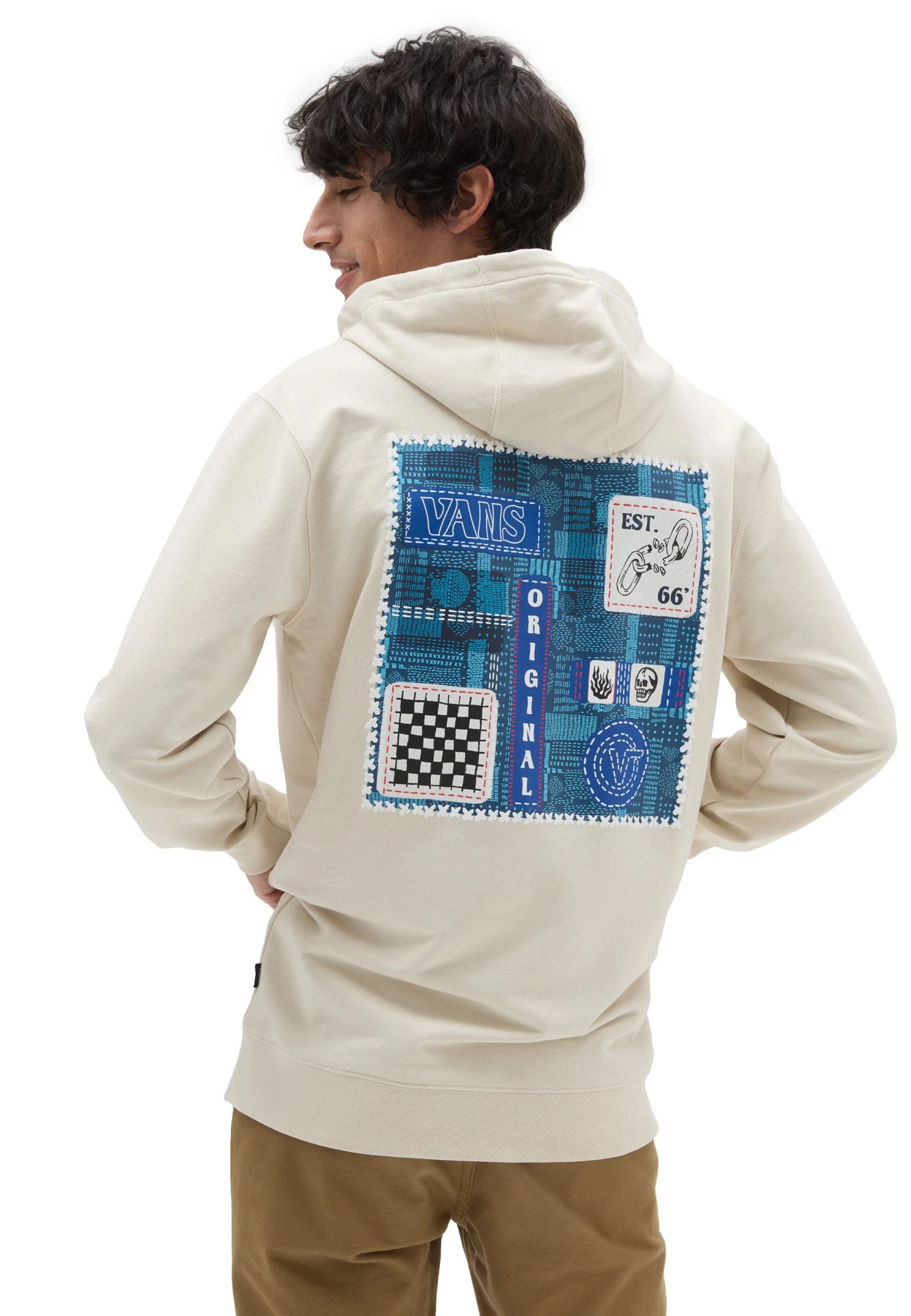 Vans Denim Patch Po - Sweat À Capuche - Light Beige – Image 2