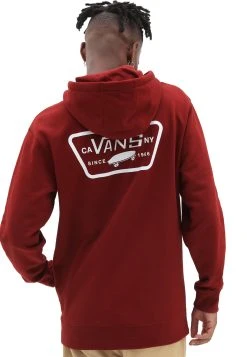 Vans Mn Full Patched Po Ii - Sweat À Capuche - Medium Red