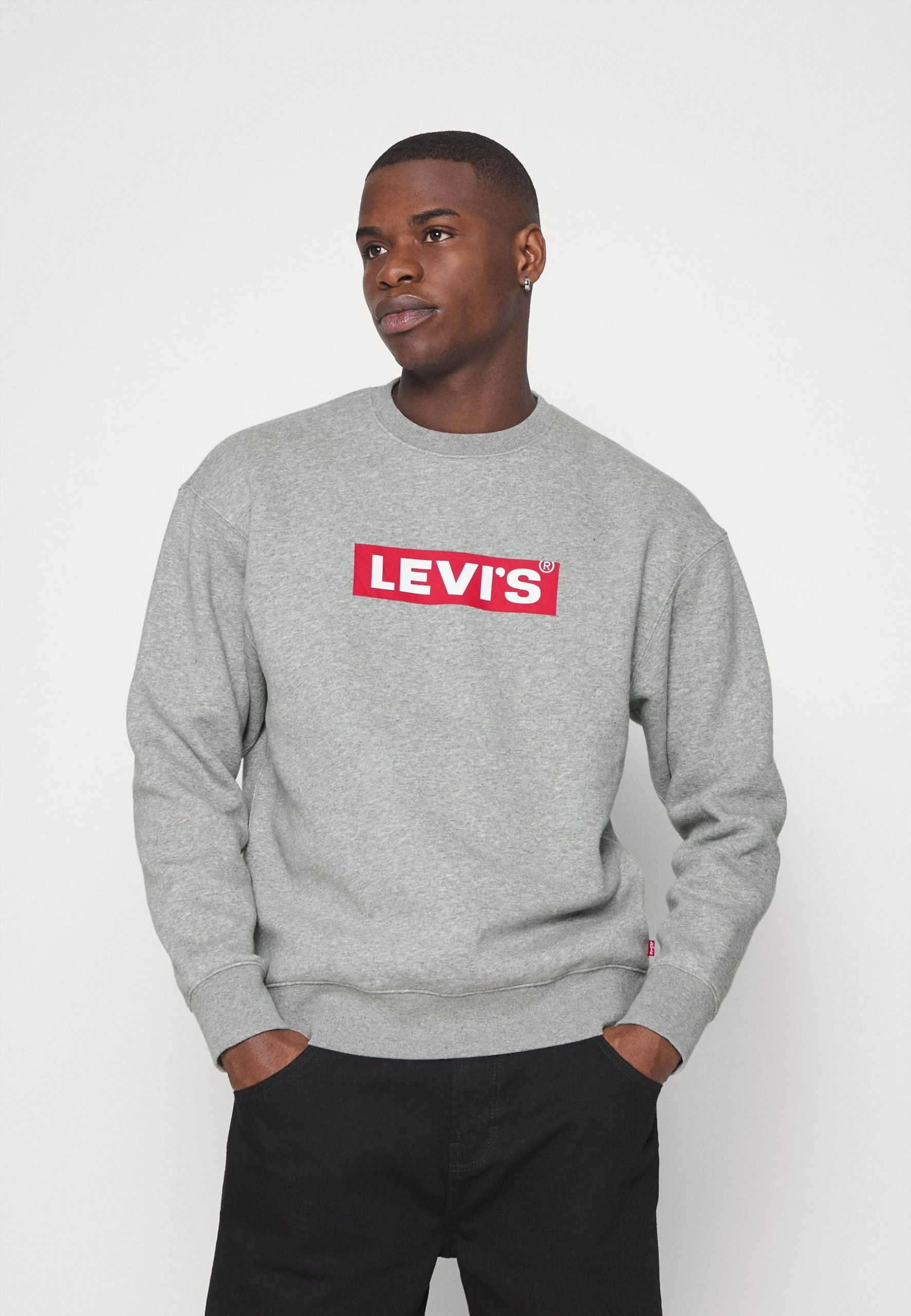 Levi's Relaxed Graphic Crew Unsiex - Sweatshirt - Grey