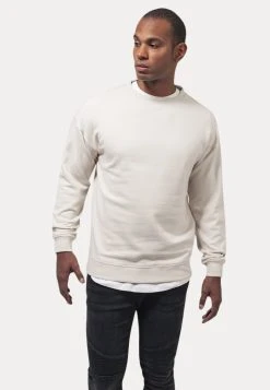 URBAN CLASSICS Crewneck - Sweatshirt - Sand