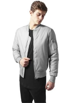 URBAN CLASSICS Basic - Blouson Bomber - Grey