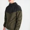 URBAN CLASSICS Tone Tech - Veste Coupe-Vent - Black/Dark Olive