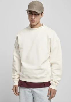 URBAN CLASSICS Mock - Sweatshirt - Whitesand