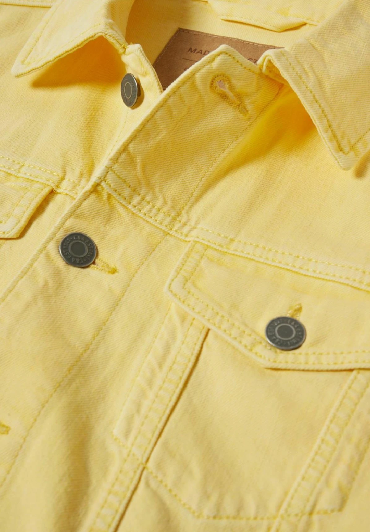 C&A Veste En Jean - Light Yellow – Image 7