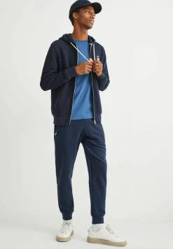 C&A Sweat Zippé - Dark Blue