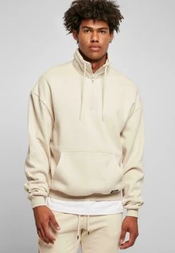 URBAN CLASSICS Organic Drawstring Troyer - Sweatshirt - Softseagrass