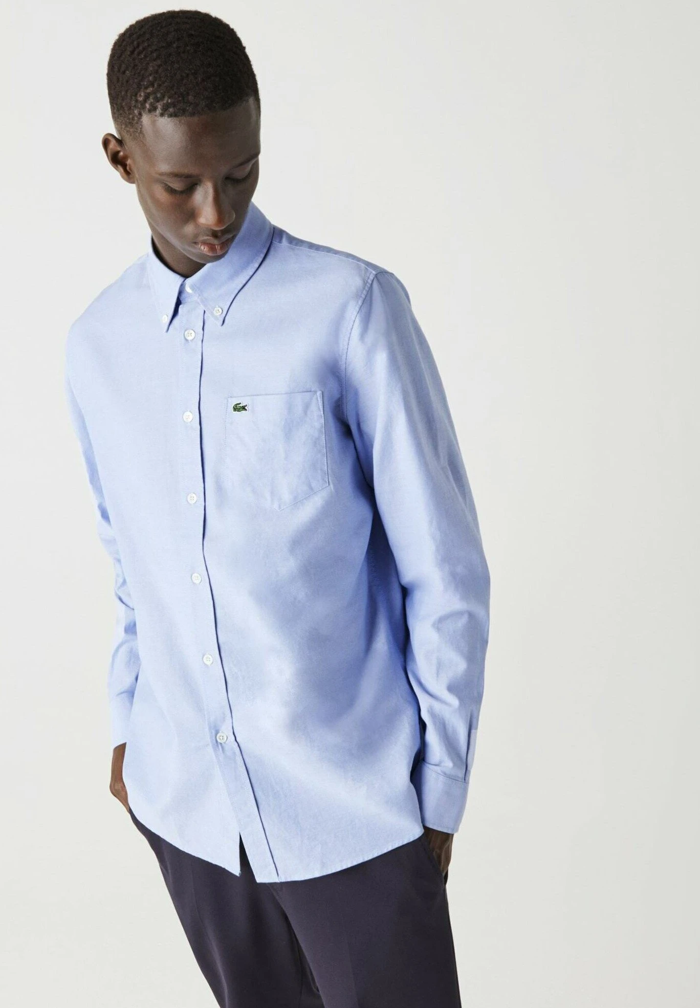 Lacoste Manches Longues - Chemise - Bleu