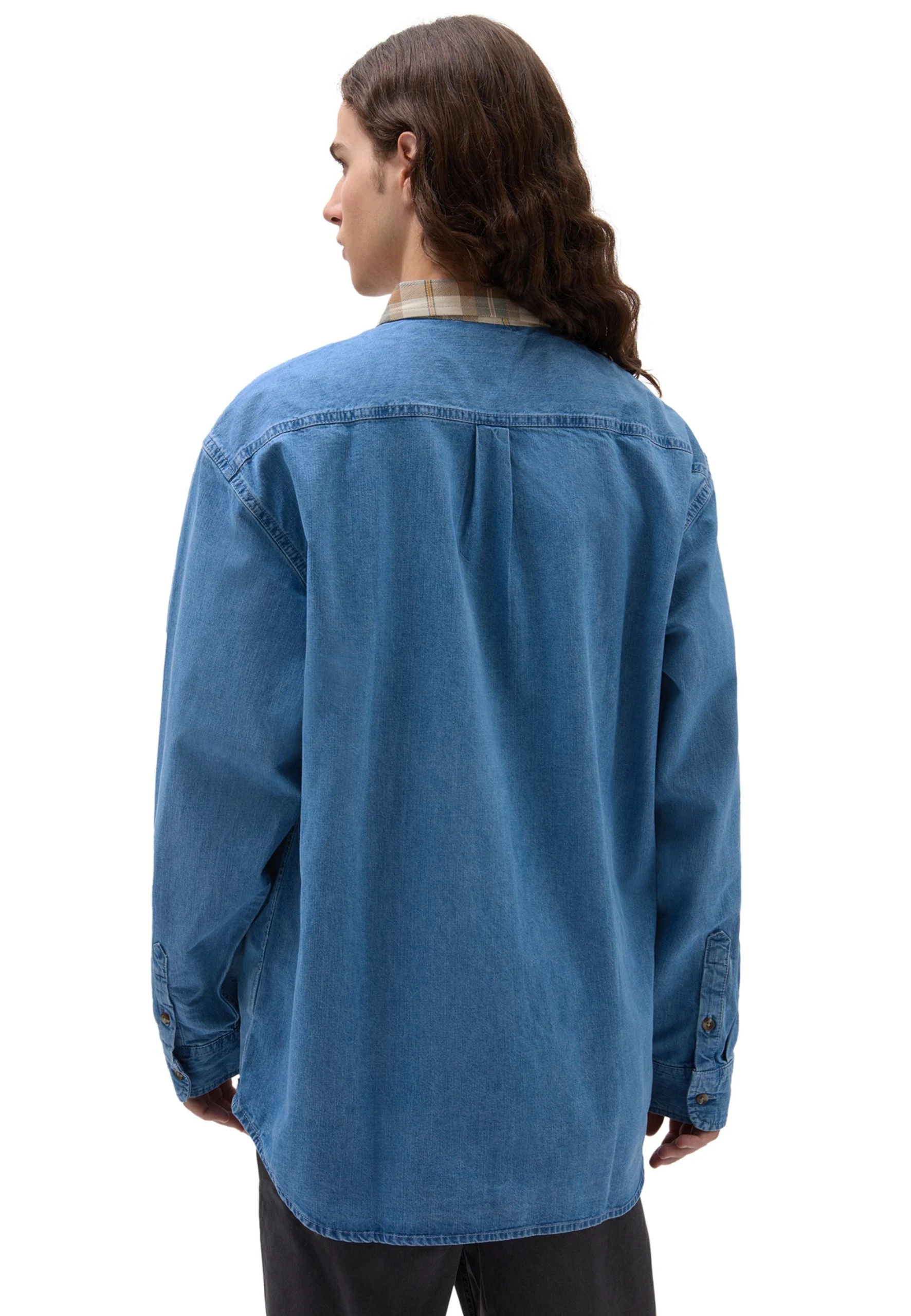 Vans Deerfiel Ls - Chemise - Blue Denim – Image 3