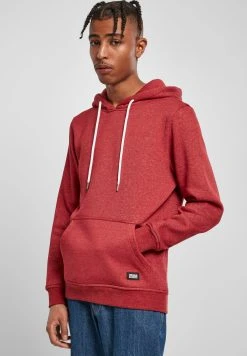 URBAN CLASSICS Basic Melange Hoody - Sweat À Capuche - Bloodstonemelange