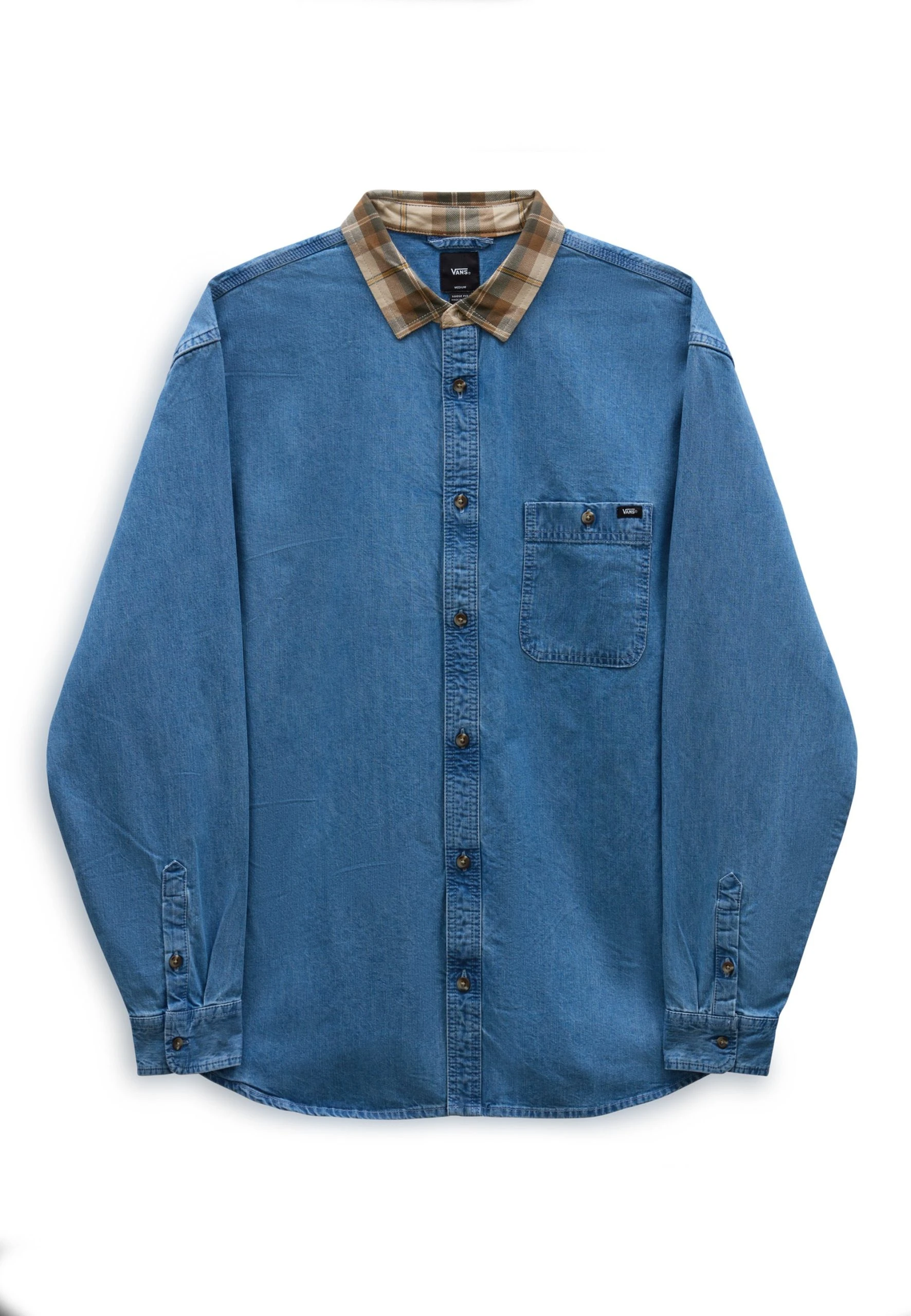 Vans Deerfiel Ls - Chemise - Blue Denim – Image 5