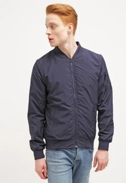 URBAN CLASSICS Light Bomber Jacket - Blouson Bomber - Navy