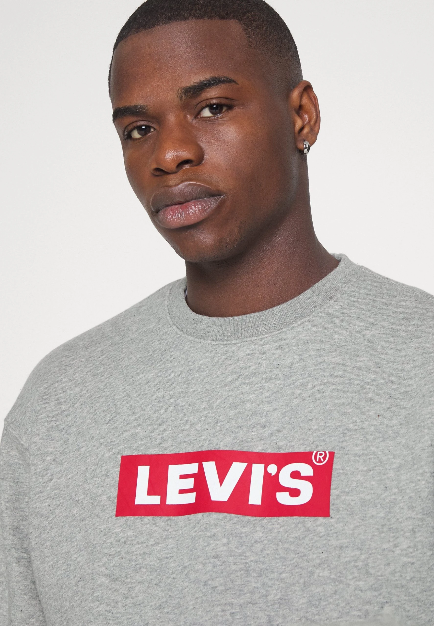 Levi's Relaxed Graphic Crew Unsiex - Sweatshirt - Grey – Image 6