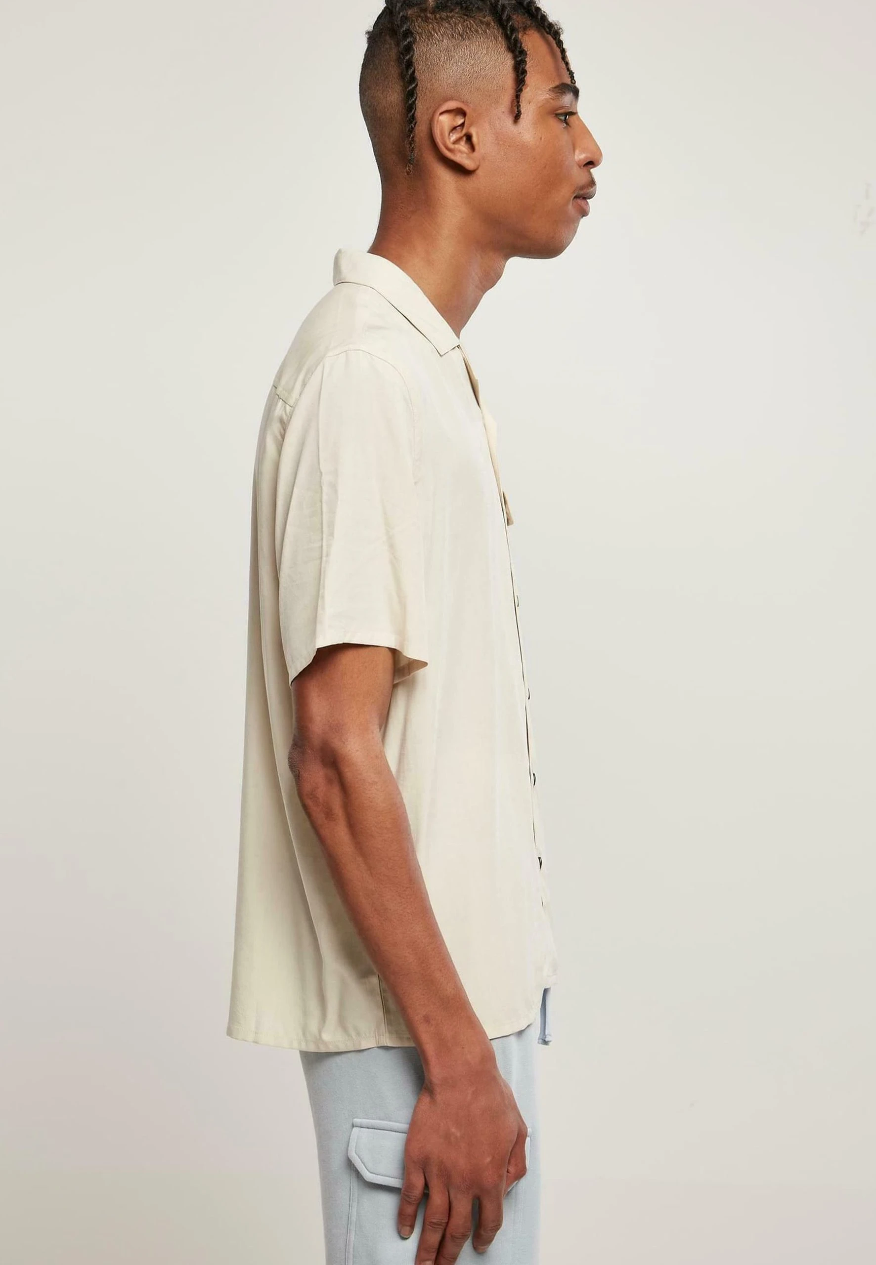 URBAN CLASSICS Viscose Camp Shirt - Chemise - Softseagrass – Image 5