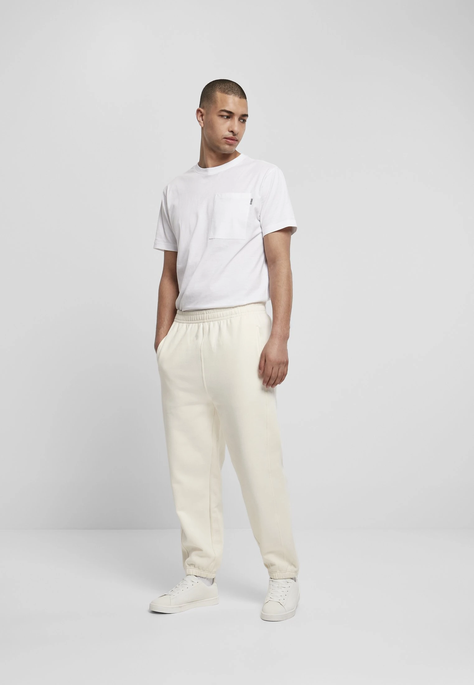 URBAN CLASSICS Pantalon De SurvĂȘtement - Whitesand â Image 2