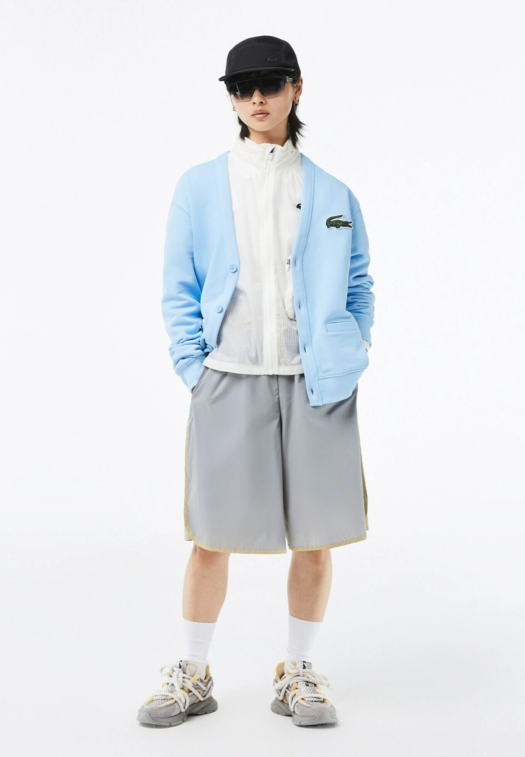 Lacoste Sweat Zippé - Bleu – Image 2
