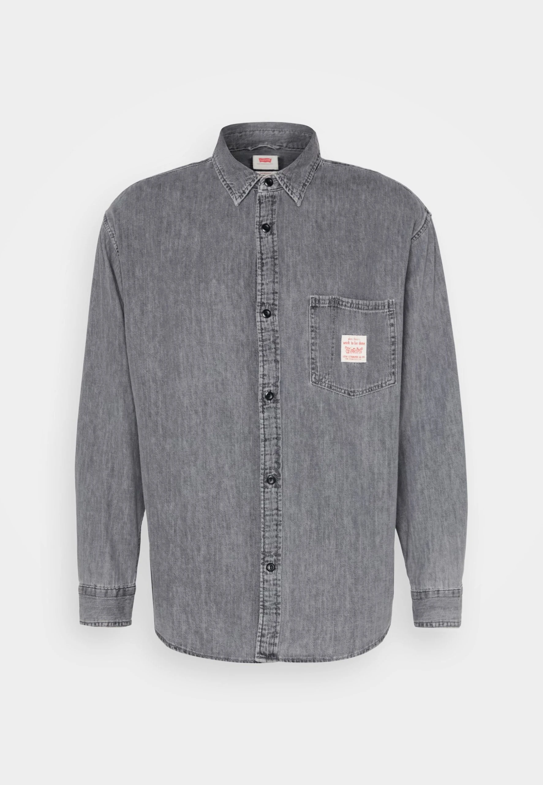 Levi's® Workwear Waller 1 Pocket Shirt - Chemise - Black Denim – Image 5