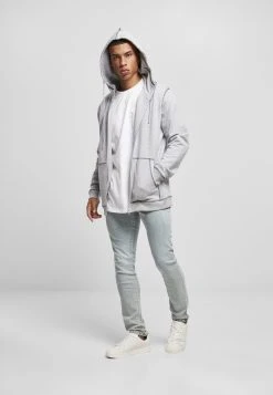 URBAN CLASSICS Zip - Jean Slim - Lighter Washed