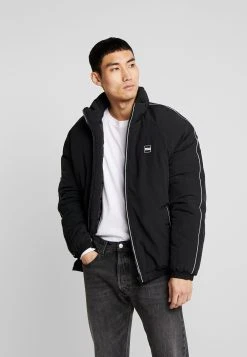 URBAN CLASSICS Reflective Piping Jacket - Veste D'Hiver - Black