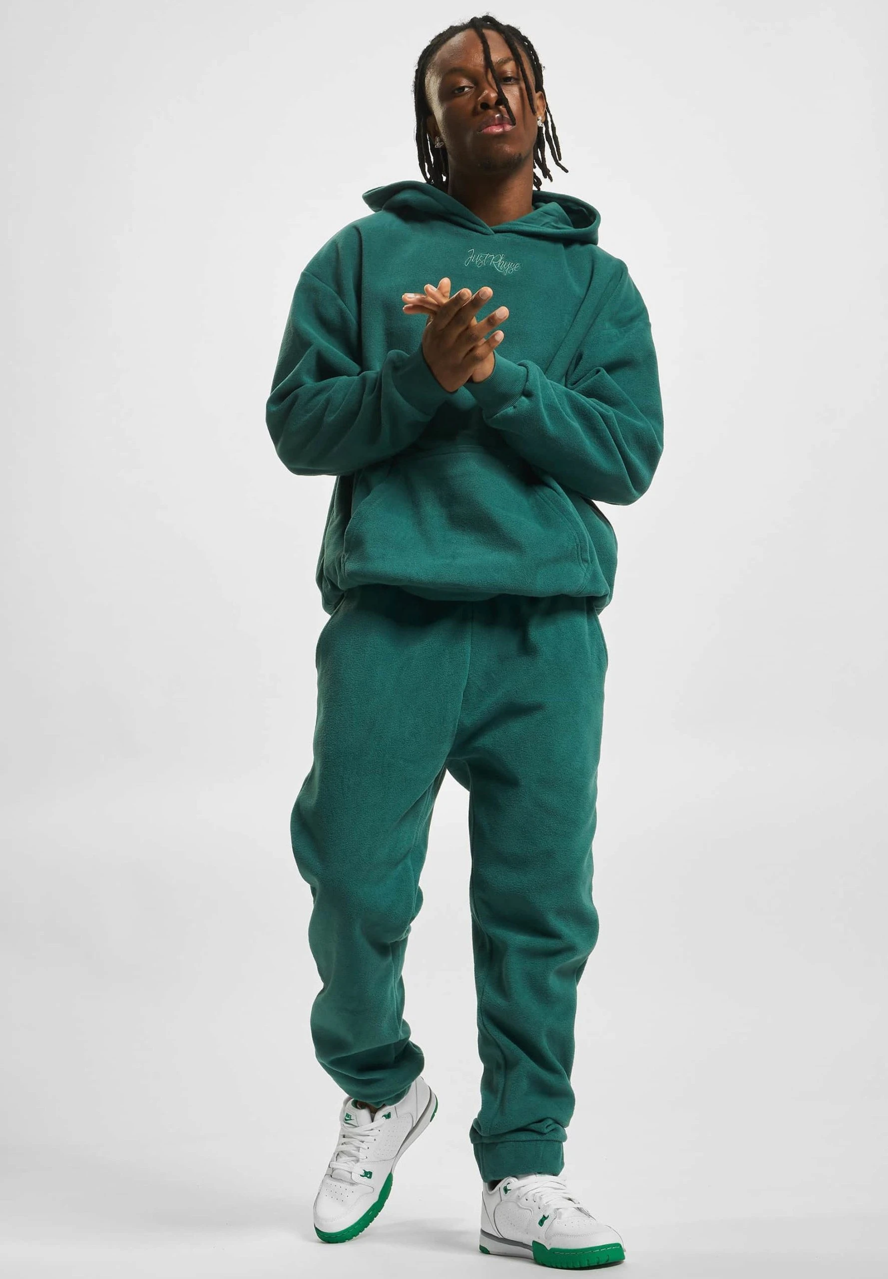 URBAN CLASSICS Rhyse - Pantalon De SurvĂȘtement - Winterland Green â Image 2