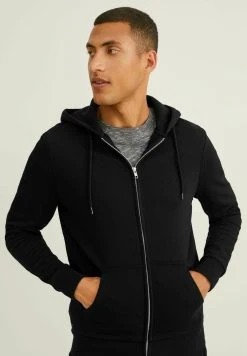 C&A Sweat Zippé - Black