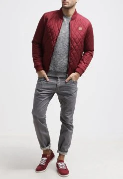 URBAN CLASSICS Diamond - Veste Mi-Saison - Burgundy